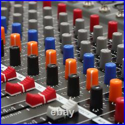 12 Channel Sound Audio Mixer Bluetooth USB DJ Live Studio Mixing Console Amplifi