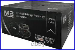 12 Pro Mid Bass Loudspeaker Woofer 3 Glass Fibre VC 1250W MB Acoustics 17.3LB