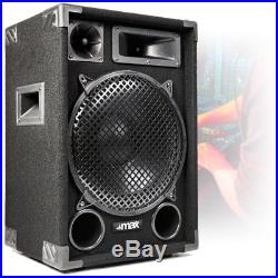1200W Max MAX12 12 Inch Speakers Home Audio Stereo Hi-Fi DJ Disco Party