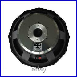 18 1500w RMS 8 or 4 Ohm Subwoofer Bass Speaker Cast Alloy Driver With Faston Te
