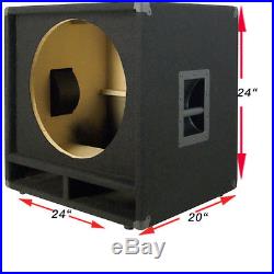 1X18 Bass Speaker Empty Cabinet Black Carpet PA, DJ, Live Music, Theater Sub