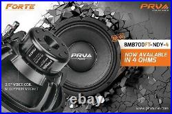 1x PRV Audio 8MB700FT-NDY-4 8 Mid Bass Neodymium Speaker 700W Forte Serie 4 Ohm