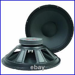 2 15 Raw Speakers/Woofers Replacement PRO AUDIO PA/DJ