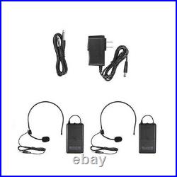 2 Bodypack Transmitter 2 Headset Microphones 1 Receiver UHF Dual Channels