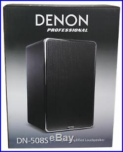 (2) Denon DN-508S 8 440w RMS 3Way Tri-Amped Studio Reference Monitor Speakers