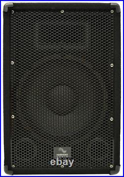 (2) Harmony Audio HA-V10P Pro DJ 10 Passive 300W PA Speaker 1/4 Cables Stands