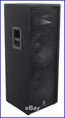 (2) JBL JRX225 Dual 15 Professional 4000w Passive DJ/PA Speakers 4 Ohm JRX 225