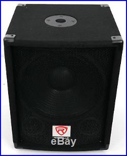 (2) New Rockville SBG1128 12 1200 Watt Passive Pro DJ Subwoofers Subs
