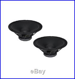 (2) Peavey Pro 15 DJ Replacement Subwoofer Drivers For Pv115 Pv215 Speakers New