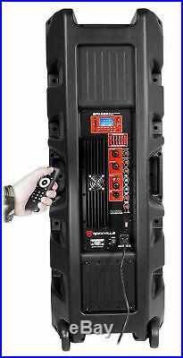 2 Rockville BPA225 Dual 15 Powered 1500w Pro DJ PA Speakers W 2 Rockville BPA225 Dual 15 Powered 1500w Pro DJ PA Speakers W