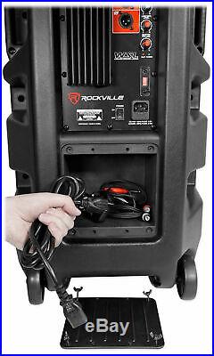 2 Rockville BPA225 Dual 15 Powered 1500w Pro DJ PA Speakers W 2 Rockville BPA225 Dual 15 Powered 1500w Pro DJ PA Speakers W