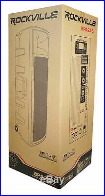 2 Rockville BPA225 Dual 15 Powered 1500w Pro DJ PA Speakers W 2 Rockville BPA225 Dual 15 Powered 1500w Pro DJ PA Speakers W