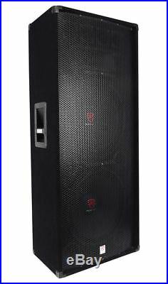 (2) Rockville RSG15.24 Dual 15 PA Speakers + Rockville RPA9 Power Amplifier Amp