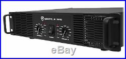 (2) Rockville RSG15.24 Dual 15 PA Speakers + Rockville RPA9 Power Amplifier Amp