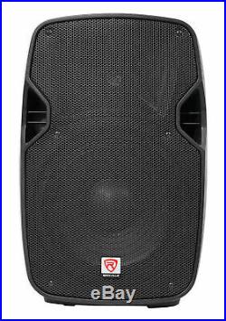 2 Rockville SPGN108 10 Passive 800W DJ PA Speakers ABS Lightweight Cabinet 8ohm