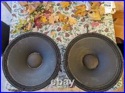 2 X JBL 15 Full Range PA Driver M252-8, 300w RMS, 8ohm Used