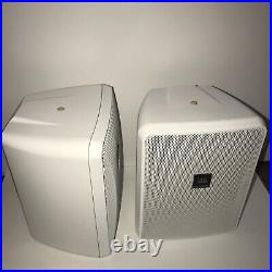 2 X Jbl Control 25-1 8ohm/100v Line Indoor/Outdoor Speakers+brackets Exc. Cond