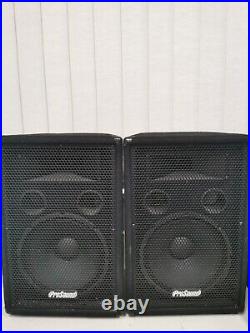 2 x Prosound PS120 V2 speakers. 200 watt RMS