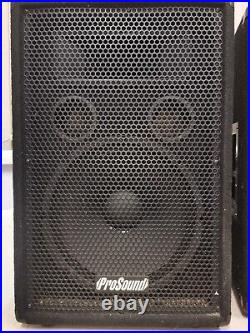 2 x Prosound PS120 V2 speakers. 200 watt RMS