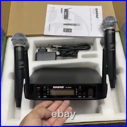 2024 Shure GLXD4+BETA58A Professional Wireless Microphone System with 2pcs Mic NEW