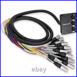 24 Channel Pro Audio XLR TRS Combo Splitter Snake Cable 3' and 10' XLR trunks 24 Channel Pro Audio XLR TRS Combo Splitter Snake Cable 3' and 10' XLR trunks