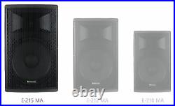 2x DJ PA 15 Aktiv Lautsprecher Set Box Bluetooth Monitor Bi-Amping Stereo 500W