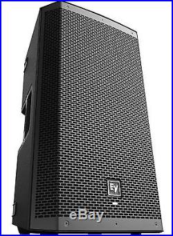 2x Electro-Voice EV ZLX-12P 12 Active 2-Way Powered Loud-speaker Monitor 1000W