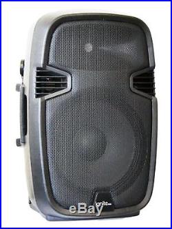 2x Ignite Pro 12'' Pro Series Speaker DJ PA System Bluetooth Playback 1800W