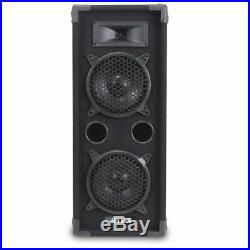 2x MAX 2 x 6 Speakers EQ Power Amplifier Cables Bedroom DJ Disco Party 1200W