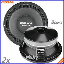 2x PRV Audio 10MR1000X X-treme Mid Range 10 Speaker 8 Ohms 10in 10MR PRO 2000W