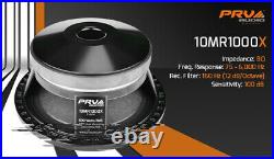 2x PRV Audio 10MR1000X X-treme Mid Range 10 Speaker 8 Ohms 10in 10MR PRO 2000W