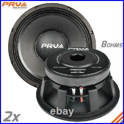 2x PRV Audio 12MR2000 Midrange Car Audio 12 Speakers 8 Ohm 12MR PRO 4000 Watts