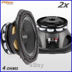 2x PRV Audio 6MR500-NDY-4 Mid Range Neodymium 6.5 Speaker 4 ohm 6 PRO Neo 1000W