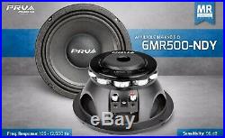 2x PRV Audio 6MR500-NDY Mid Range Neodymium 6.5 Speaker 8 ohm 6 PRO Neo 1000W