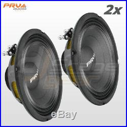 2x PRV Audio 8MB500v2-NDY Mid Bass Neodymium 8 Speaker 8 ohm 8MB PRO Neo 1000W