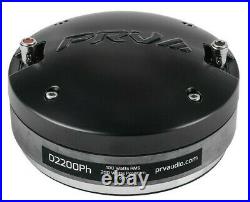 2x PRV Audio D2200Ph Pro Audio Phenolic Compression Driver 400 Watts
