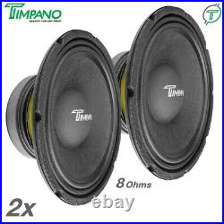 2x Timpano Audio TPT-MD10 v2 Midbass Loudspeaker 10 Inch 8 Ohms 1300 Watts Max