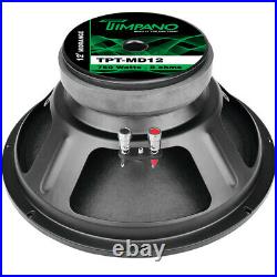 2x Timpano TPT-MD12 12 Pro Audio Midrange Loudspeakers 1500 Watts