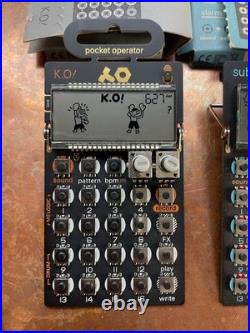 3 Teenage Engineering Pocket Operator. Bundle
