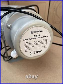 4 X Adastra AH25 Active Weatherproof Horn Speaker 25w IP66 100v Line