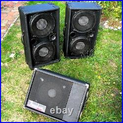 4 x McKenzie 100watt speakers Guitar/PA/etc 12 in cabs + Trucker Stage Wedge