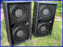 4 x McKenzie 100watt speakers Guitar/PA/etc 12 in cabs + Trucker Stage Wedge