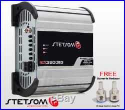 4000 Watts RMS Stetsom Amplifier EX3500 EQ 1 ohm Digital Amp 4K + FREE Reducer