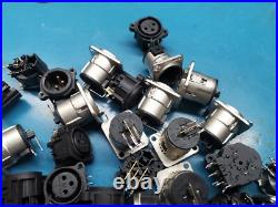 46pcs Genuine NeuTrik XLR Plug Socket Joblot