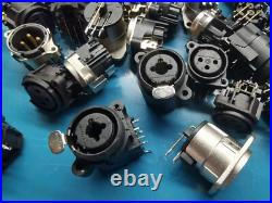 46pcs Genuine NeuTrik XLR Plug Socket Joblot