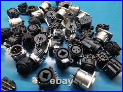 46pcs Genuine NeuTrik XLR Plug Socket Joblot