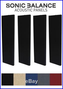4X Acoustic Panels / Slim Broadband Absorbers for Pro/Home Studio