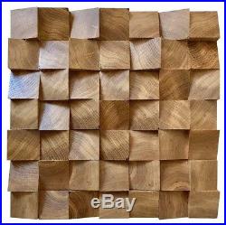 4X NEW! 3D Quality OAK WOOD colour diffuser acoustic wall decoration panel home