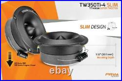 4x PRV 6.5 Midbass Speakers 6MB200-4 v2 + 4x Shallow Tweeters TW350Ti-4 SLIM