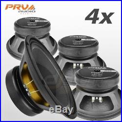4x PRV Audio 10W650A Mid Range ALTO Car Stereo 10 Speaker 8 ohm 10A PRO 2600W